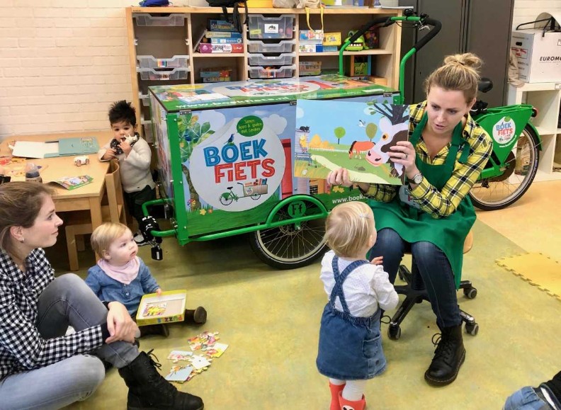 Boekfiets in Zeeuws-Vlaanderen